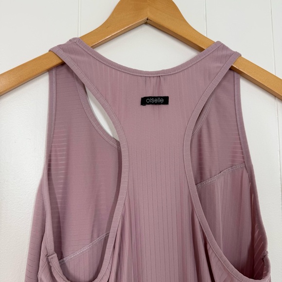 Oiselle Pink Racerback Tank Top - Picture 7 of 12
